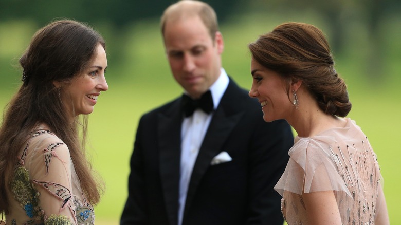 William and Kate with Rose Hanbury