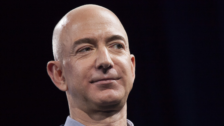 Jeff Bezos looks pensive