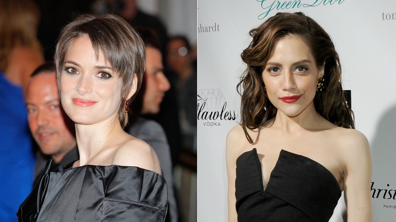 Winona Ryder and Brittany Murphy