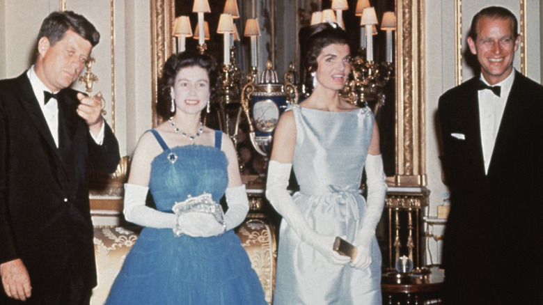 Queen Elizabeth, John F. Kennedy, Jackie Kennedy, & Prince Philip