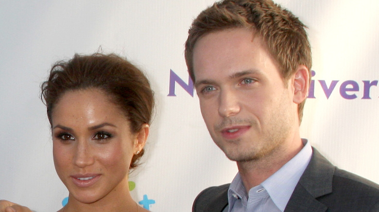 Patrick J. Adams and Meghan Markle