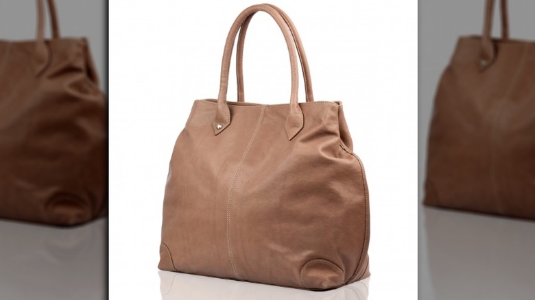 tan tote bag