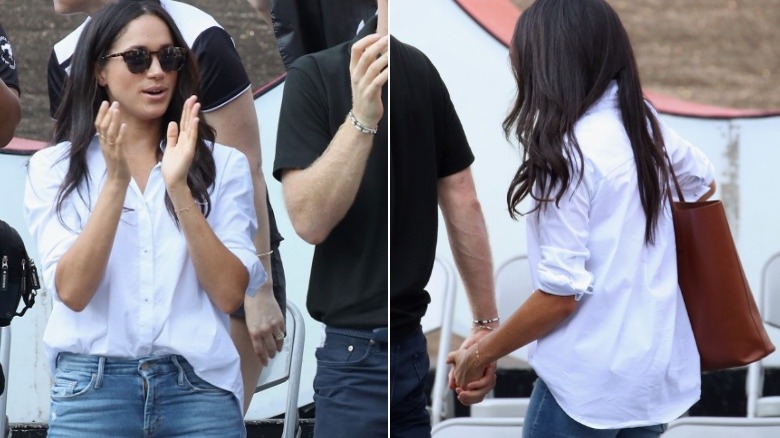 Meghan Markle in "The Husband Shirt"