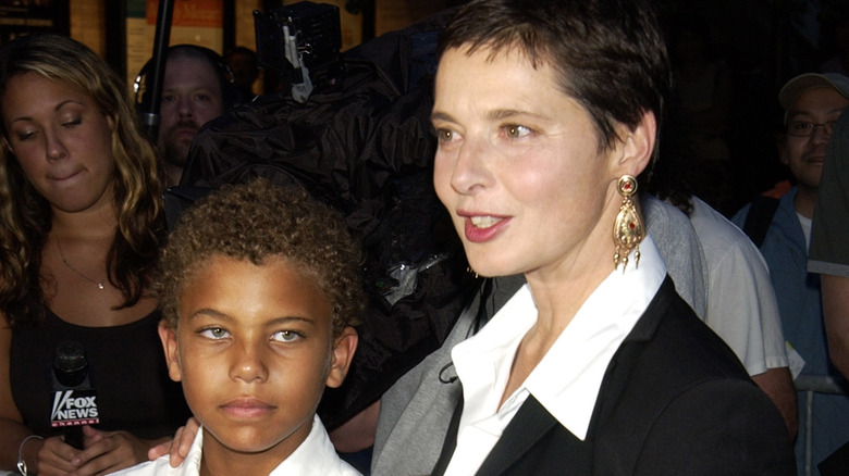 Roberto Rossellini, Jr. and Isabella Rossellini at 60th anniversary of "Casa Blanca" 