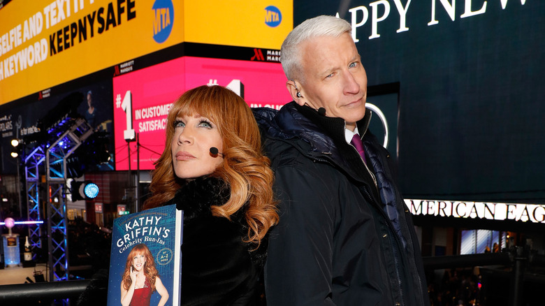 Kathy Griffin and Anderson Cooper