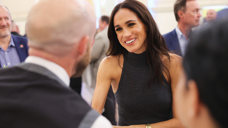 Meghan Markle smiling