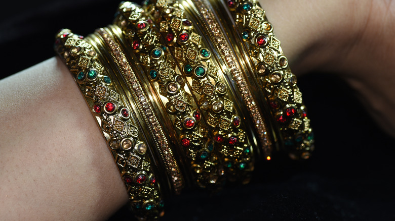 flashy jewelry bangle bracelets
