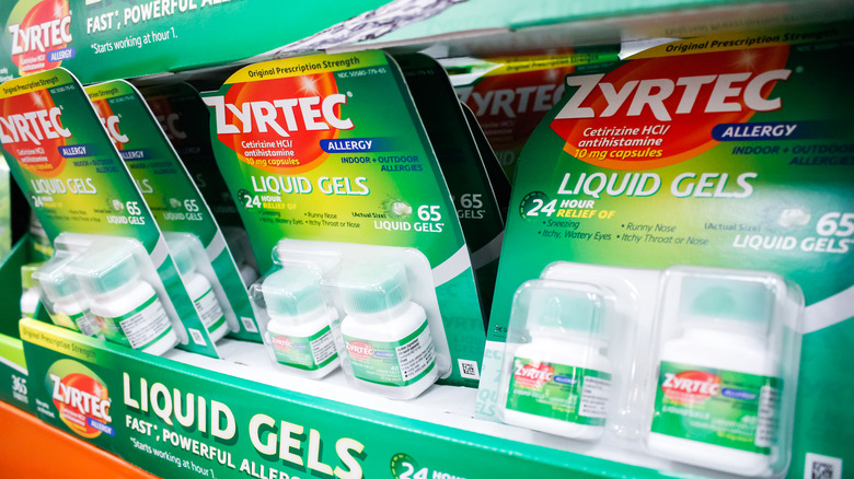 Zyrtec on store shelf