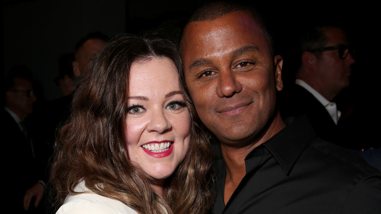 Melissa McCarthy and Yanic Truesdale posing together