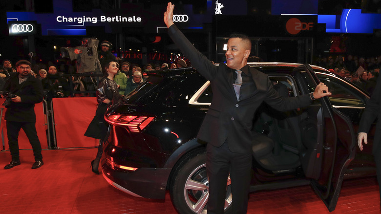 Yanic Truesdale walks red carpet