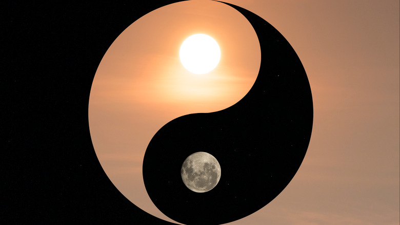 yin and yang, day and night, sun and moon