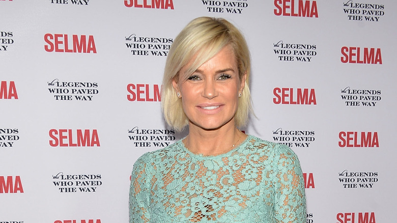 Yolanda Hadid smiling at a gala in Goleta, California