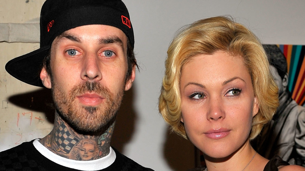 Travis Barker with his ex wife Shanna Moakler