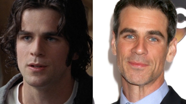 Split image of Eddie Cahill in Miracle and in 2016