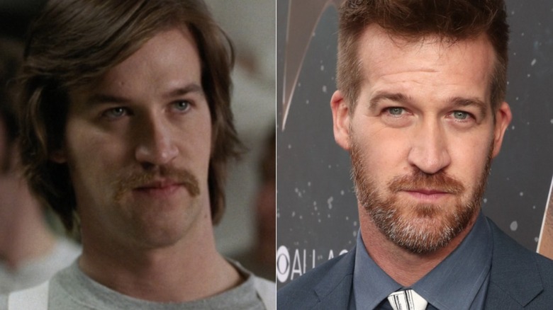 Split image of Kenneth Mitchell in Miracle and 2017