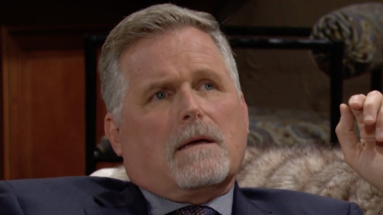 Robert Newman in character in a scene from The Young and the Restless