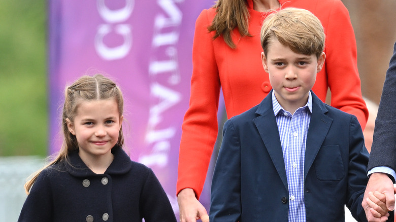 Princess Charlotte and Prince George