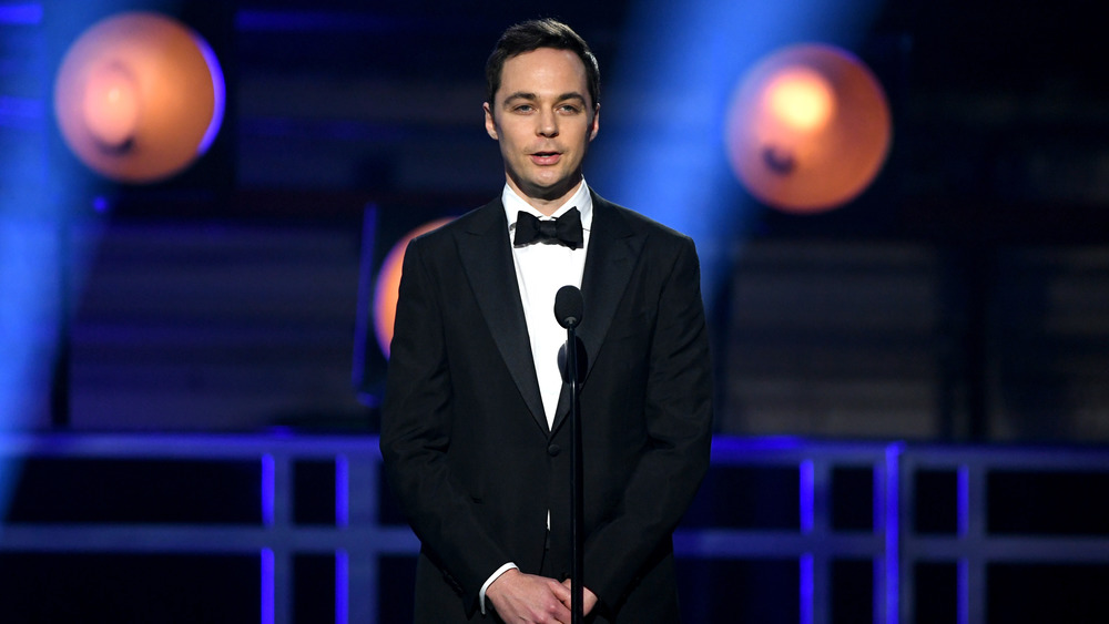 Jim Parsons presenting