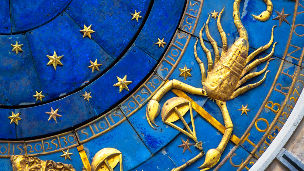 Scorpio on zodiac signs chart