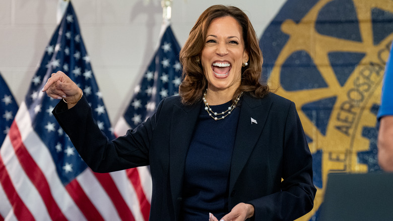 Kamala Harris laughing