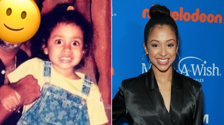 Liza Koshy as a toddler