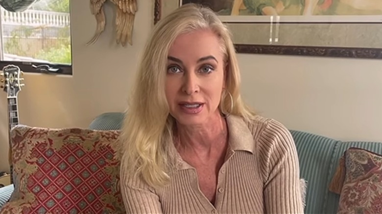 Eileen Davidson speaking in an Instagram interview