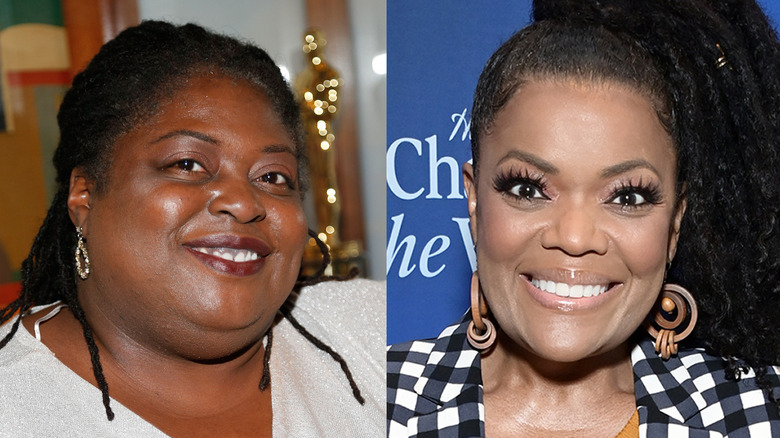 Sonya Eddy and Yvette Nicole Brown smiling