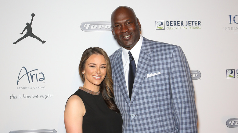 Yvette Prieto and Michael Jordan smiling