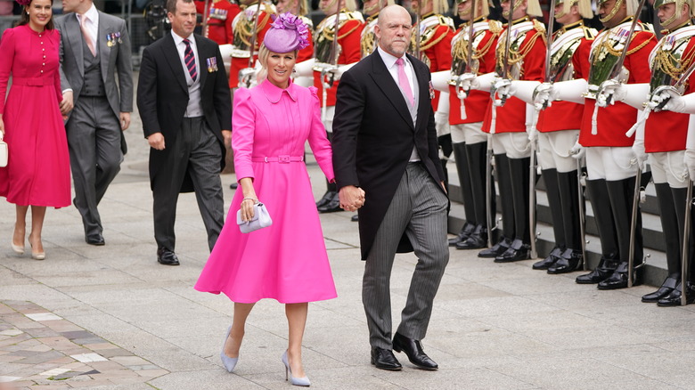 Zara and Mike Tindall at Queen Elizabeth's Platinum Jubilee