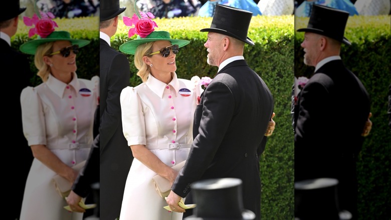 Zara and Mike Tindall at Royal Ascot 2022