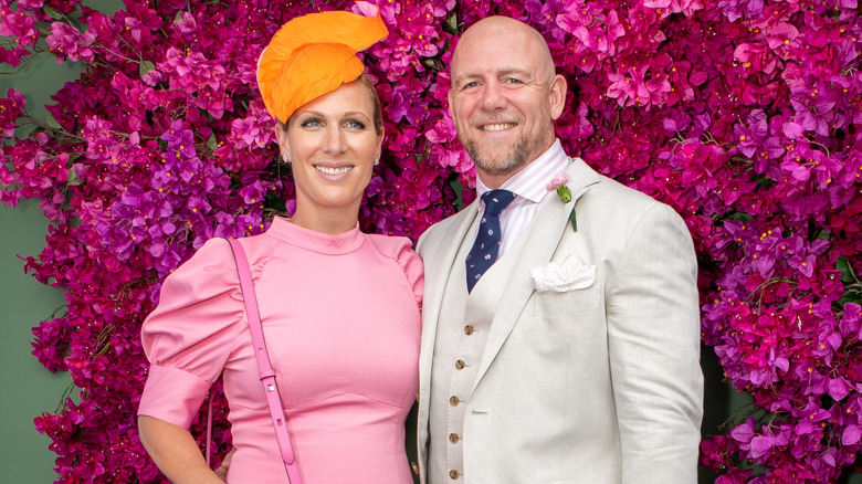 Zara Tindall & Mike Tindall smiling