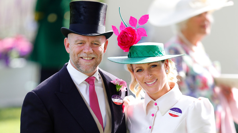 Mike Tindall & Zara Tindall at Royal Ascott 2022