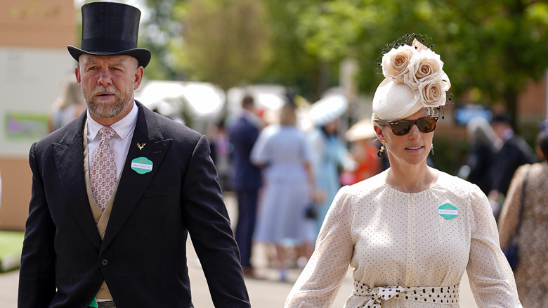 Mike Tindall & Zara Tindall at Royal Ascot 2021