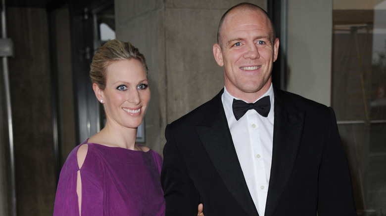 Zara Tindall & Mike Tindall smiling