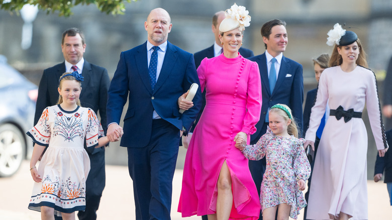 The royal family at the Easter Mattins Service