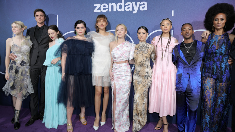 Cast of Euphoria at premiere event 