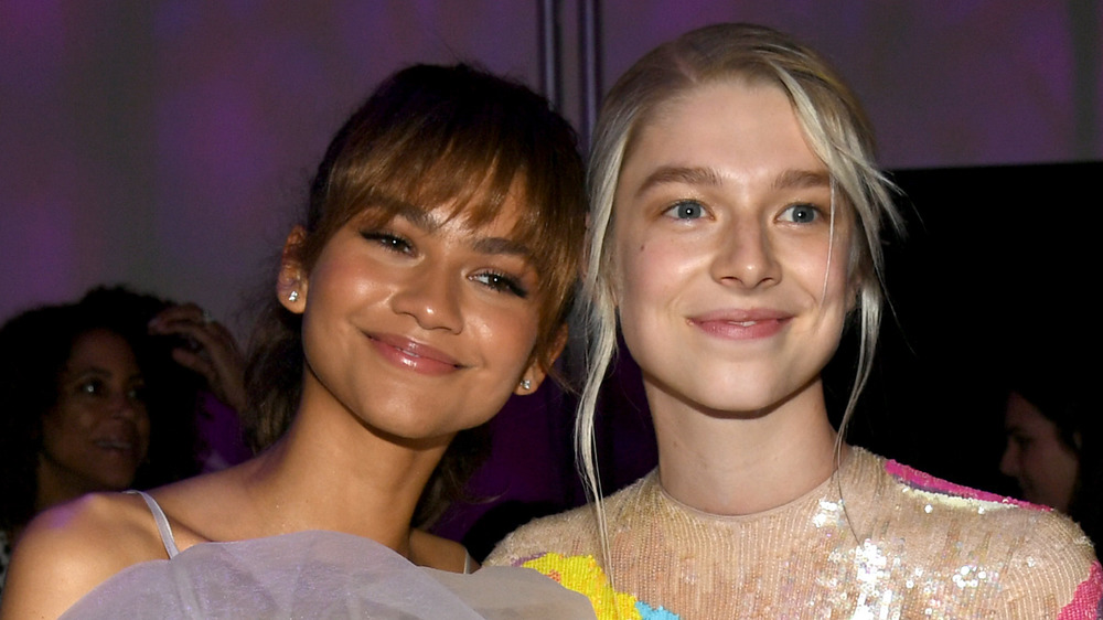 Euphoria co-stars Zendaya and Hunter Schafer