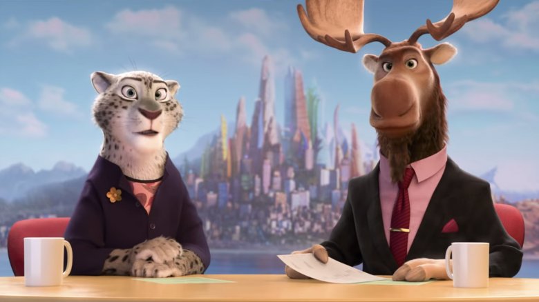 newscasters in Zootopia