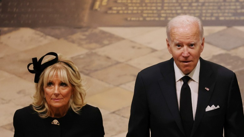 The Accessory Jill Biden Wore To The Queen's Funeral Has Twitter Divided